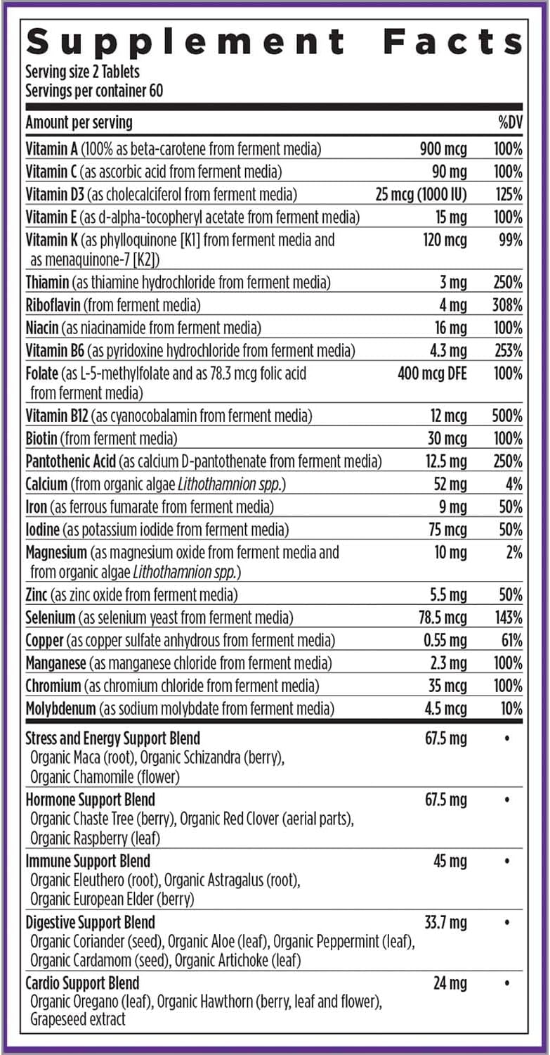 Women's Multivitamin with Advanced Formula for Stress, Bone, Immune & Energy Support - 120 Count - BoostGo Australia