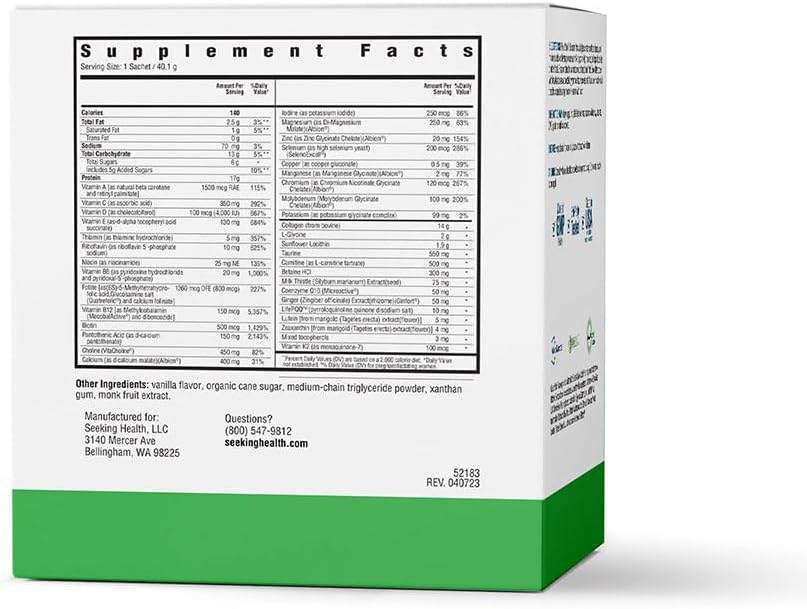 Women's Multivitamin with Collagen, B12, L-5-MTHF, Choline for Fertility & Pregnancy Support