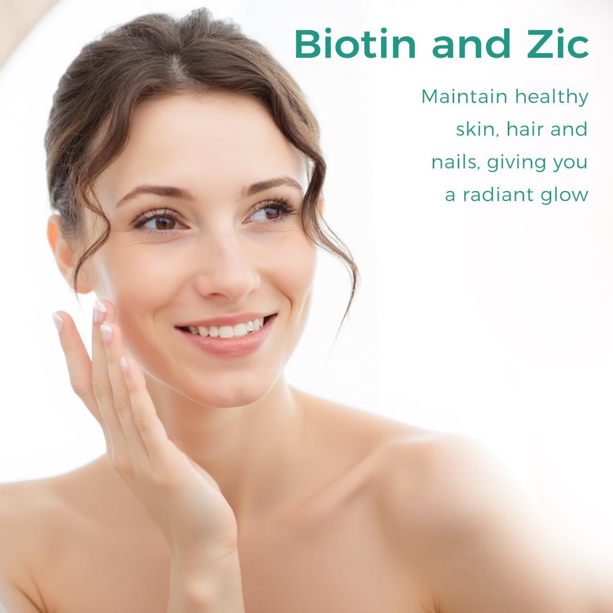 Women's Multivitamin with Iron, Vitamins A, C, D3, K, B6, B12 - Daily Supplement for Health, Energy, Hair, Skin, Nails - 60 Count