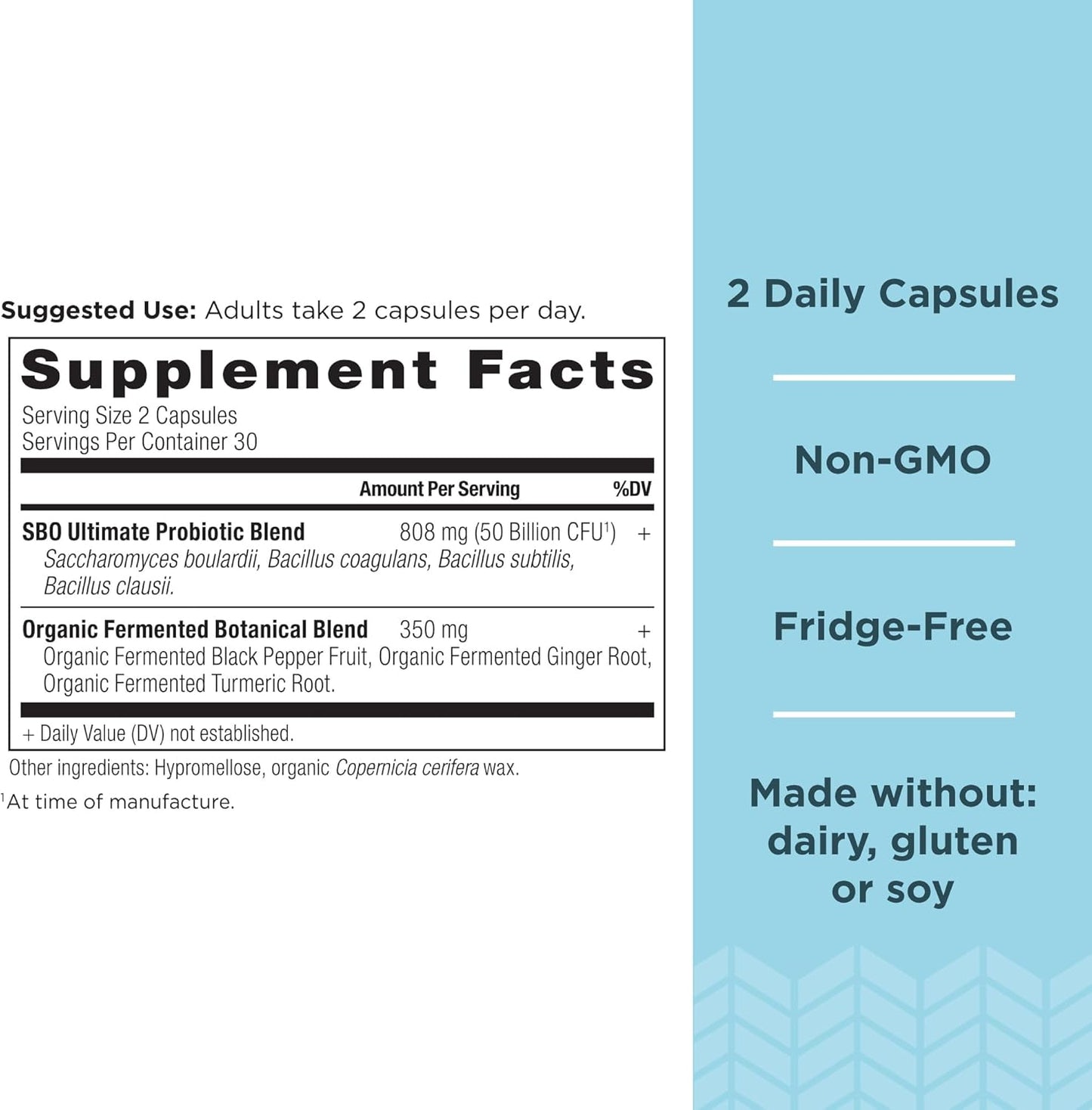 Women's Once Daily Probiotics + Ultimate SBO Probiotics Bundle, 90 Count - Ancient Nutrition Regenerative Organic Certified
