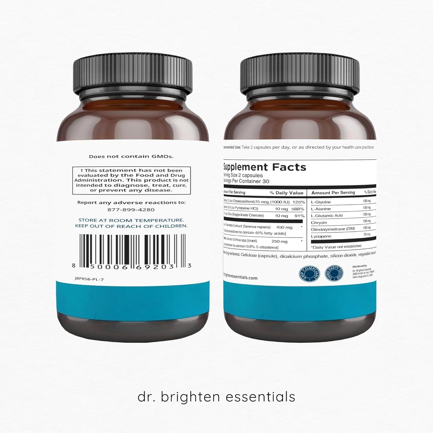 Women's PCOS Support Dietary Supplement with Saw Palmetto - Promotes Hair Health, Acne Control, and Balanced Skin