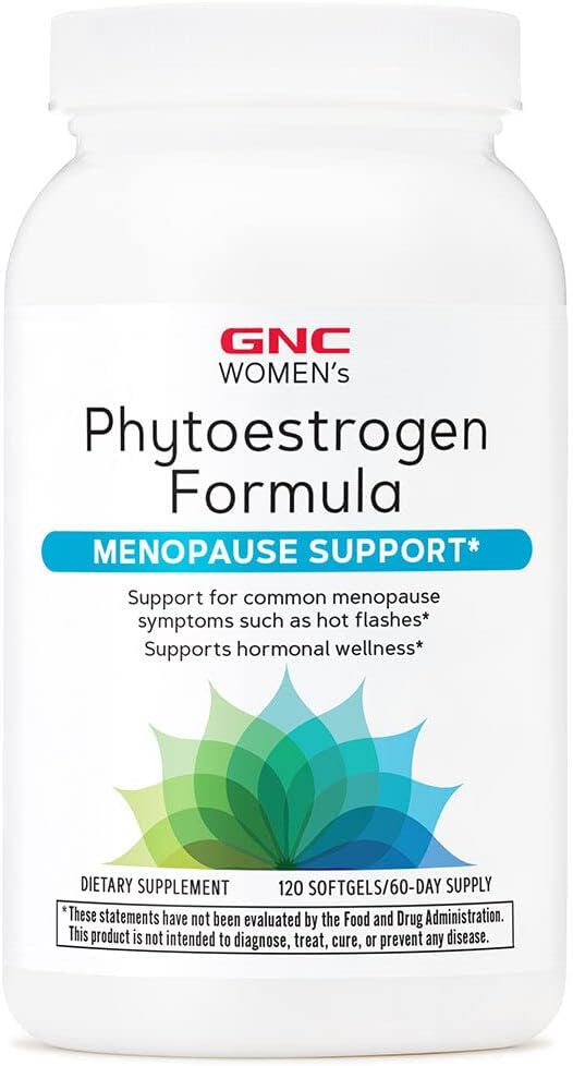 Women's Phytoestrogen Formula Softgels for Hormone Balance, Energy, and Menopause Relief - 120 Daily Supplements