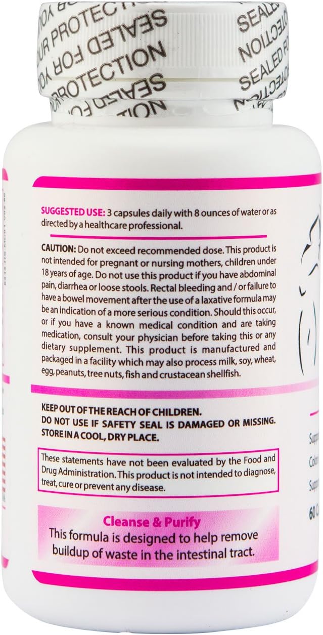 Women's Probiotic Fiber Cleanse Supplement - 60 Capsules by Lady Soma