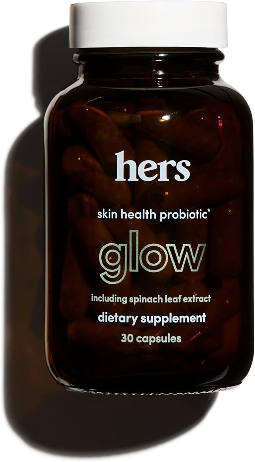 Women's Probiotic Glow Supplement for Clear, Radiant Skin - Gluten Free, Non-GMO, Vegetarian - 30 Capsules by HIMS & HERS