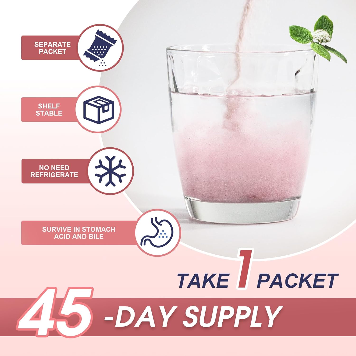 Women's Probiotic Powder with Prebiotics for Urinary Tract Health