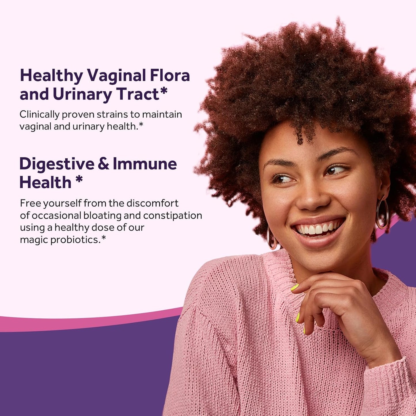 Women's Probiotic & Zinc Bundle for Digestive, Vaginal, & Urinary Health - Immune Defense & Delayed Release - 60 Probiotic Capsules & 120 Zinc Capsules