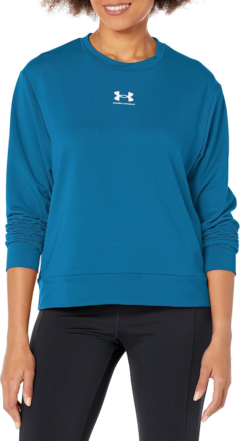 Women's Under Armour Rival Terry Crew - Comfortable and Stylish Sweatshirt for Women