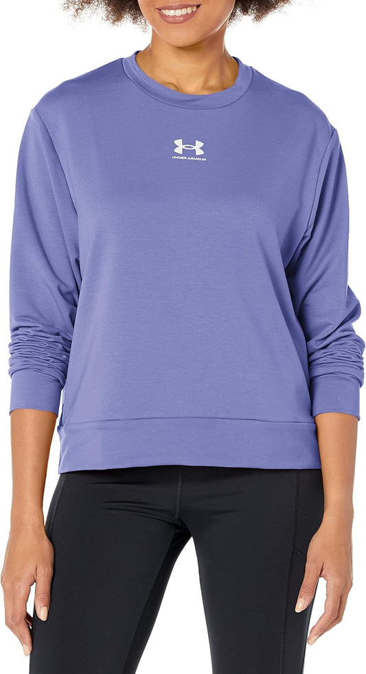 Women's Under Armour Rival Terry Crew Sweatshirt for Comfort and Style
