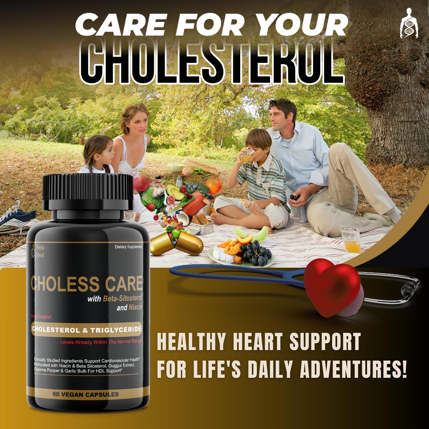 Women's Weight Loss & Cholesterol Lowering Bundle - Helix Heal Appetite Suppressant