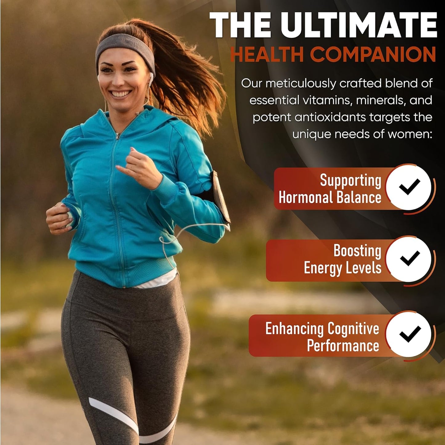 Wunderfit Labs Women's Multivitamin Capsules - 30 Servings, Daily Nutrition Supplement