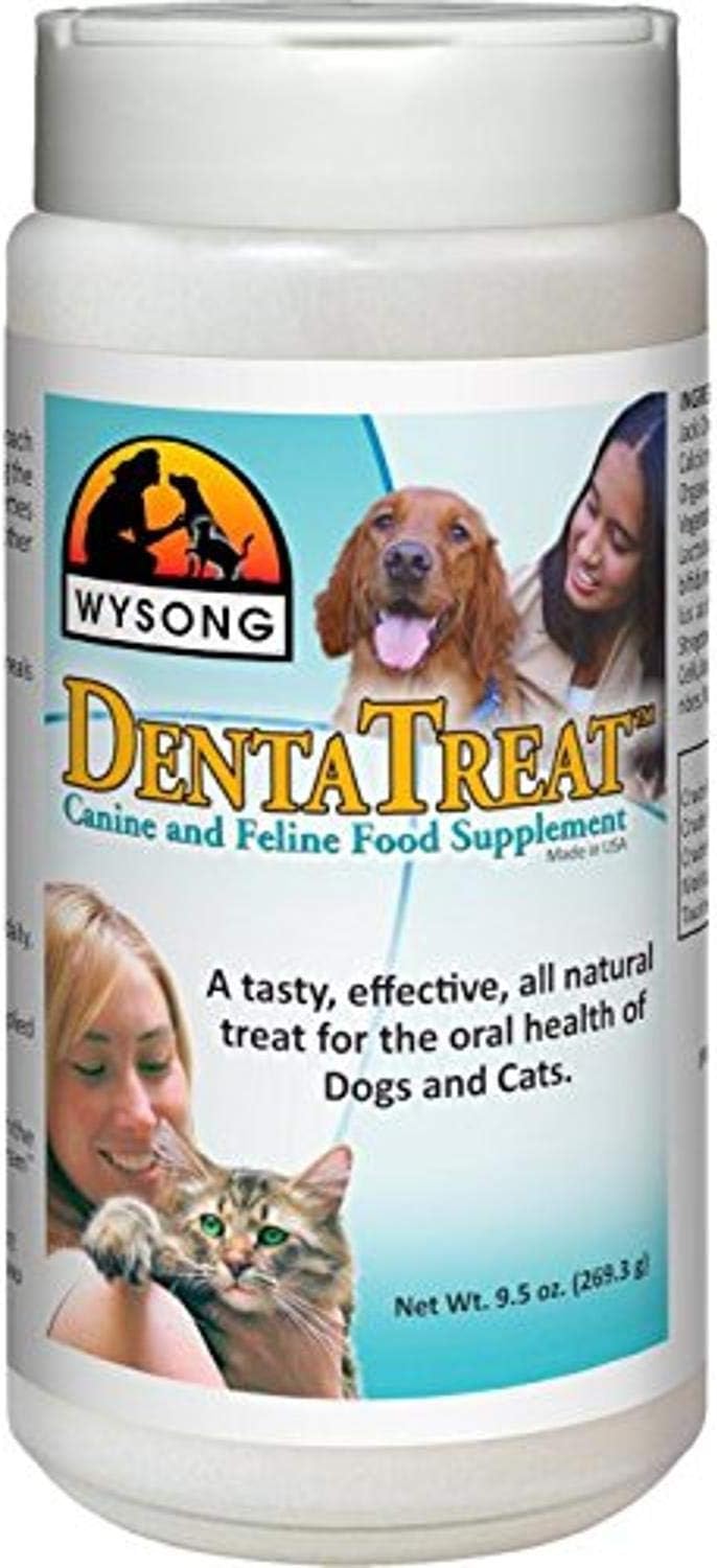 Wysong Dentatreat Canine/Feline - Dog/Cat Food Supplement - 9.5 oz Bottle