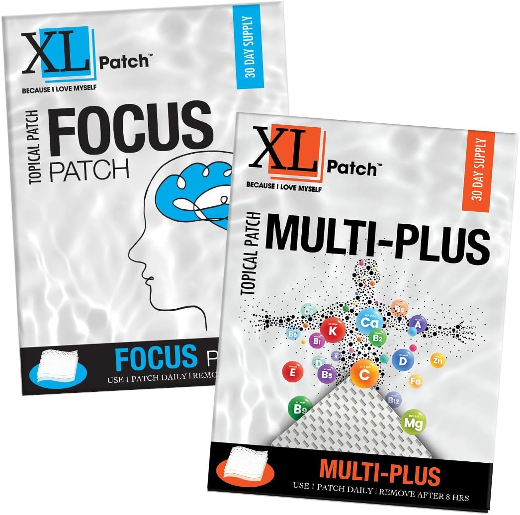 XLPATCH Focus and Multi Plus Supplement - 60 Day Supply