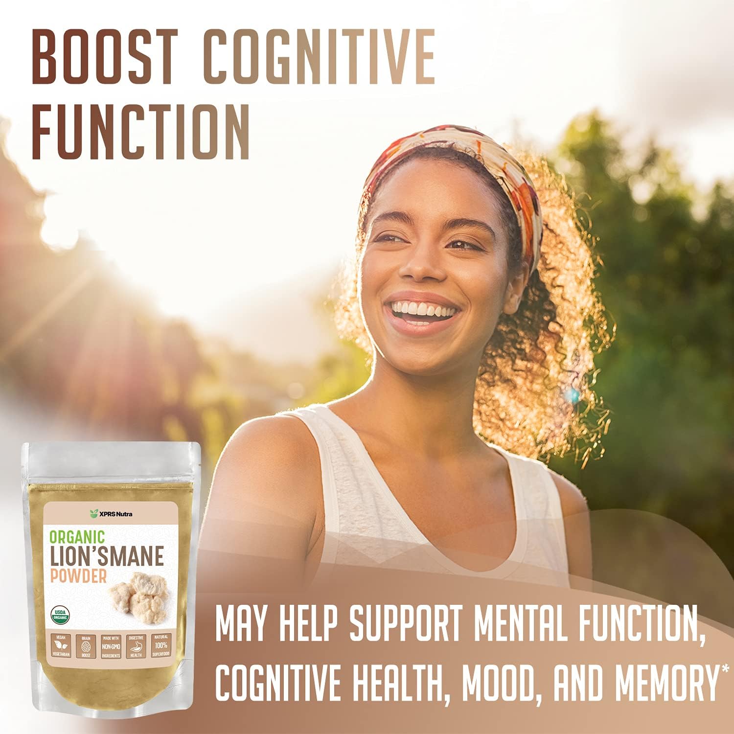 XPRS Nutra Organic Lion's Mane 8 Ounce DIY Supplement Kit for Size 00 Empty Capsules