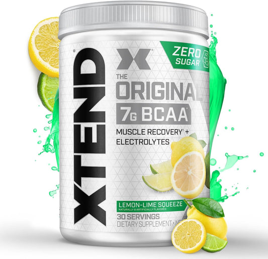 XTEND Original BCAA Powder - 7g BCAA, 2.5g L-Glutamine, Sugar Free, Muscle Recovery Drink - 30 Servings for Men & Women