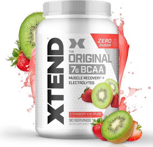 XTEND Original BCAA Powder - Amino Acid Post Workout Drink for Muscle Recovery, Sugar-Free, 90 Servings