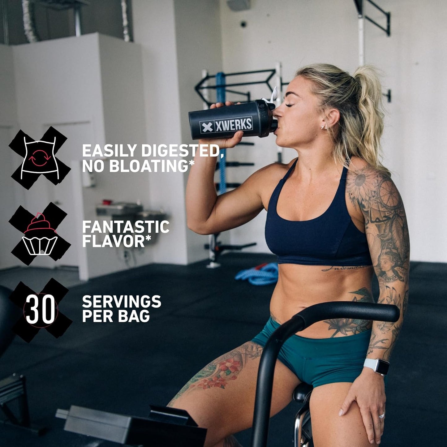 Xwerks Grow Vanilla Grass-Fed Whey Protein Isolate Powder - 30 Servings, 25g Protein - Paleo, Keto, All-Natural, Soy & Gluten-Free