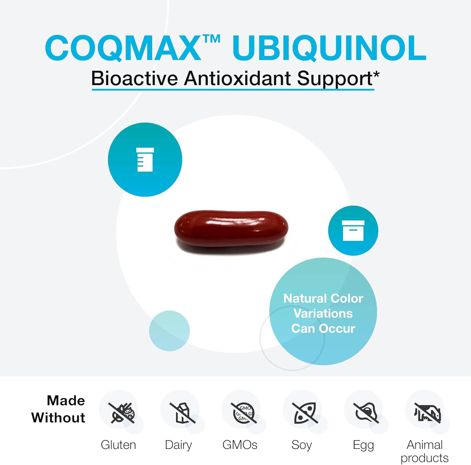 XYMOGEN CoQmax 200mg - Patented Stabilized CoQ10 Ubiquinol Softgels for Antioxidant, Cognitive, and Heart Health Support