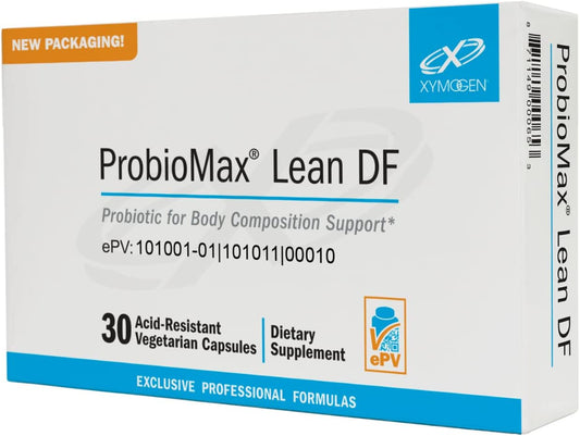 XYMOGEN ProbioMax Lean DF - B420 Probiotic Supplement for Gut Barrier Support (30 Capsules)