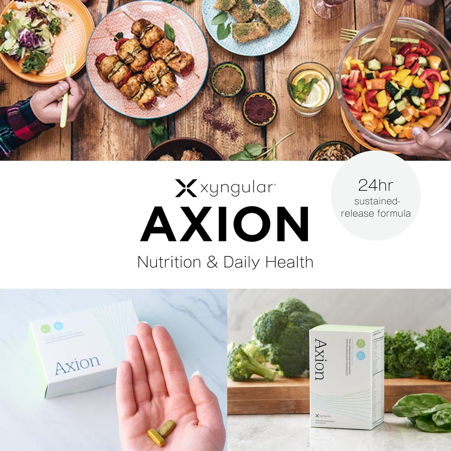 Xyngular Axion Multivitamin Tablets for Women and Men | Includes Probiotics, Digestive Enzymes, and Essential Vitamins and Minerals