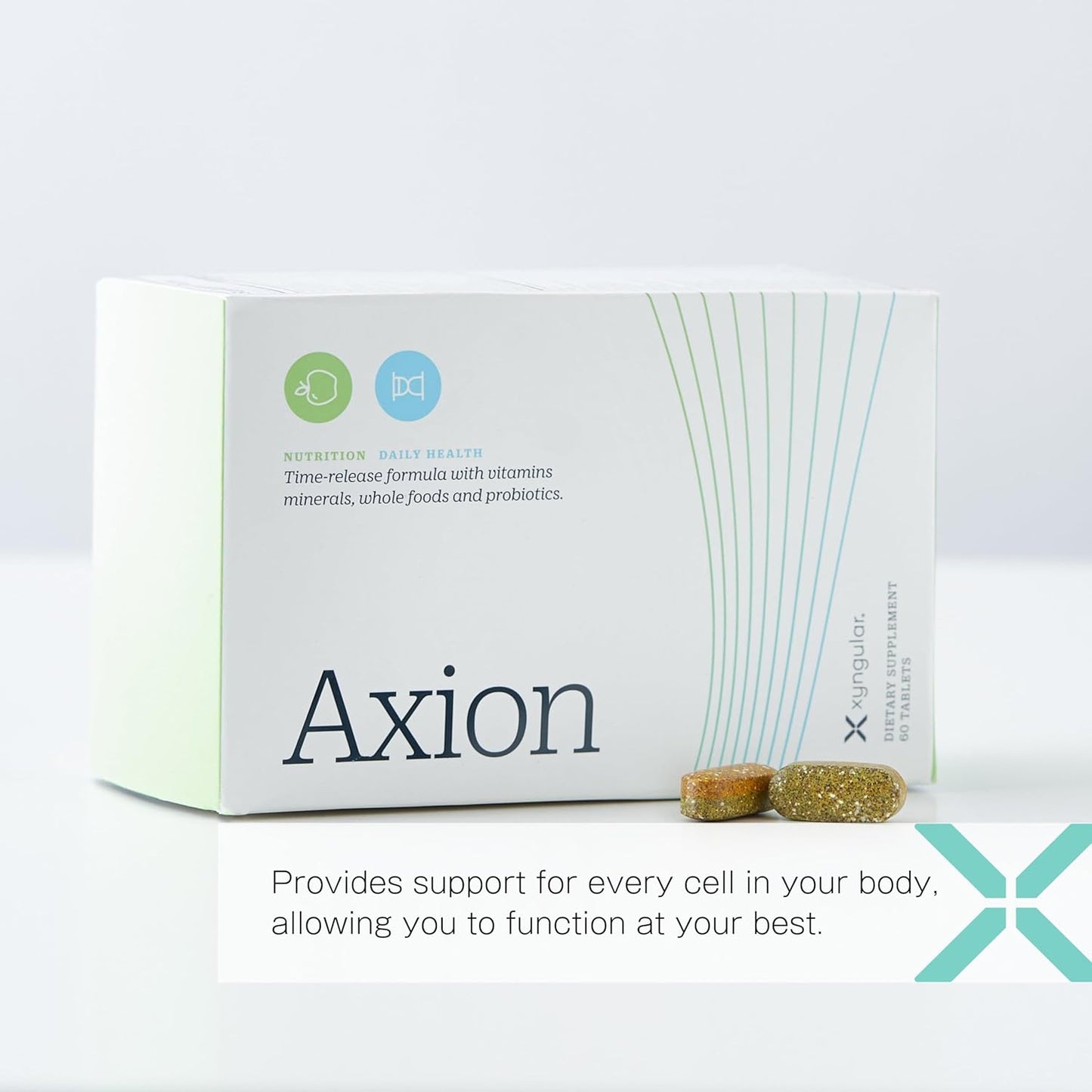 Xyngular Axion Multivitamin Tablets for Women and Men | Includes Probiotics, Digestive Enzymes, and Essential Vitamins and Minerals