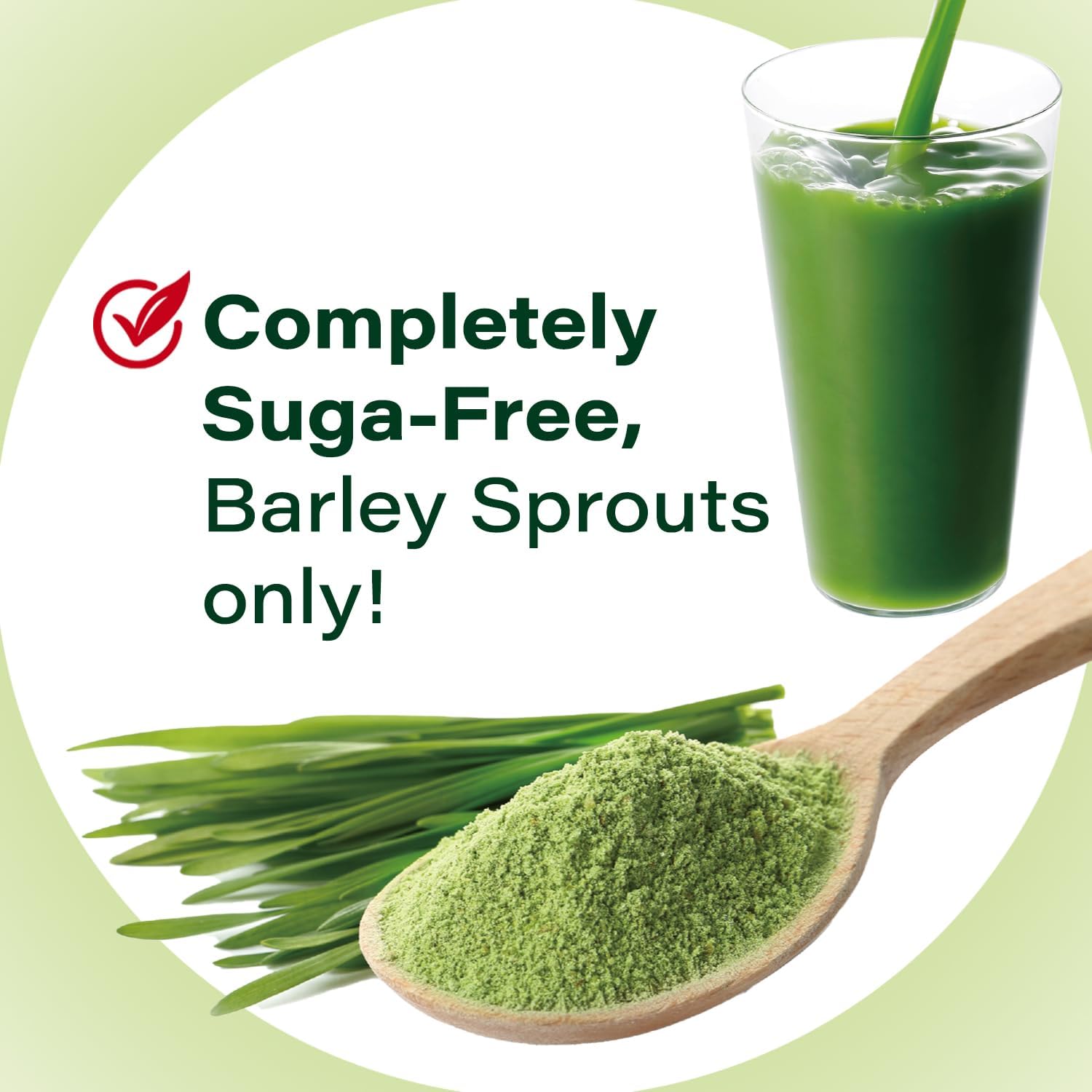 Yamamoto Kanpoh Barley Grass Powder: Japan's 100% Green Superfood for Health & Vitality, Rich in Vitamins & Minerals, Non-GMO, Vegan - 44 Sachet