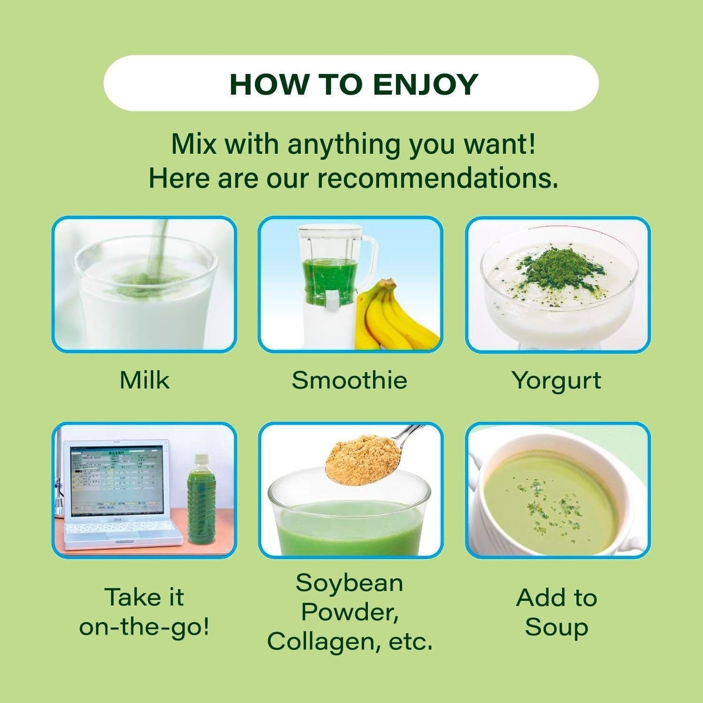 Yamamoto Kanpoh Superfood Green Powder Drink with Pure Barley Young Leaves, 30 Types of Vegetables, and 12 Vitamin Blends - 100% Japanese Green Powder Juice in 64 Sachets for Daily Nutrition