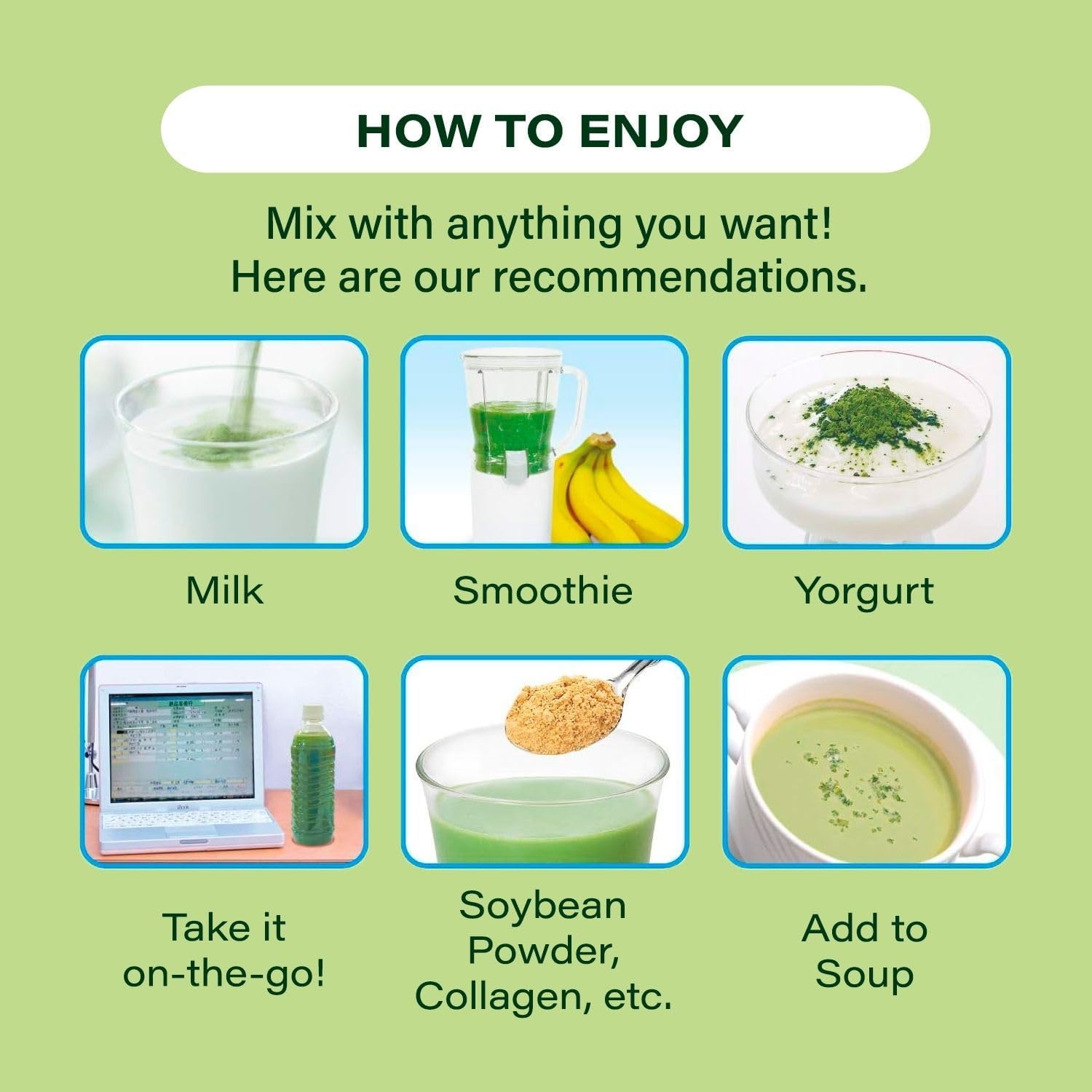 Yamamoto Kanpoh Superfood Green Powder Drink with Pure Barley Young Leaves, 30 Types of Vegetables, and 12 Vitamin Blends - 100% Japanese Green Powder Juice in 64 Sachets for Daily Nutrition