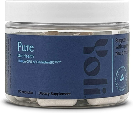 Yoli® Pure Probiotics Capsules - Digestive Health Supplements for Men and Women - 1 Billion CFUs