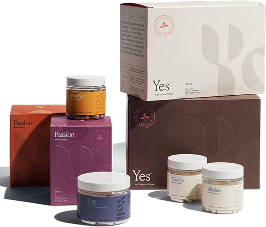 Yoli® Transformation Kit with YES, Passion, Alkalete, Pure, Resolve, and Better Body System 28-Day Program - T-Kit with Varying Flavors