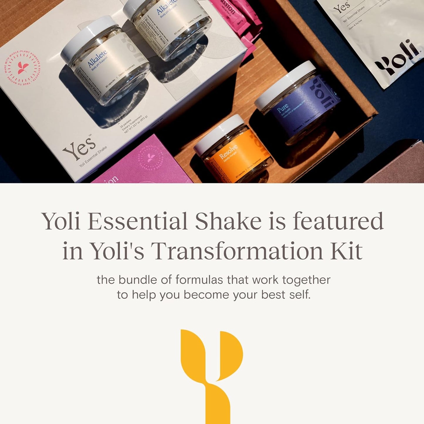 Yoli® YES Whey Protein Powder: Grass-Fed Chocolate Shake - 28 Packets