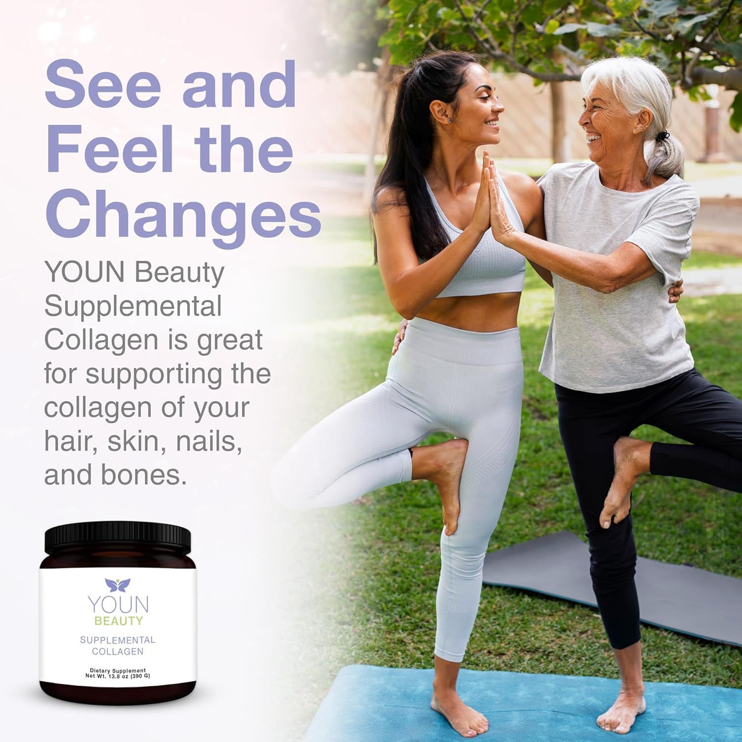 YOUN Beauty Collagen Powder by Dr. Anthony Youn - 30 Servings, Unflavored with Fortigel, Fortibone, Verisol Peptides for Skin Health