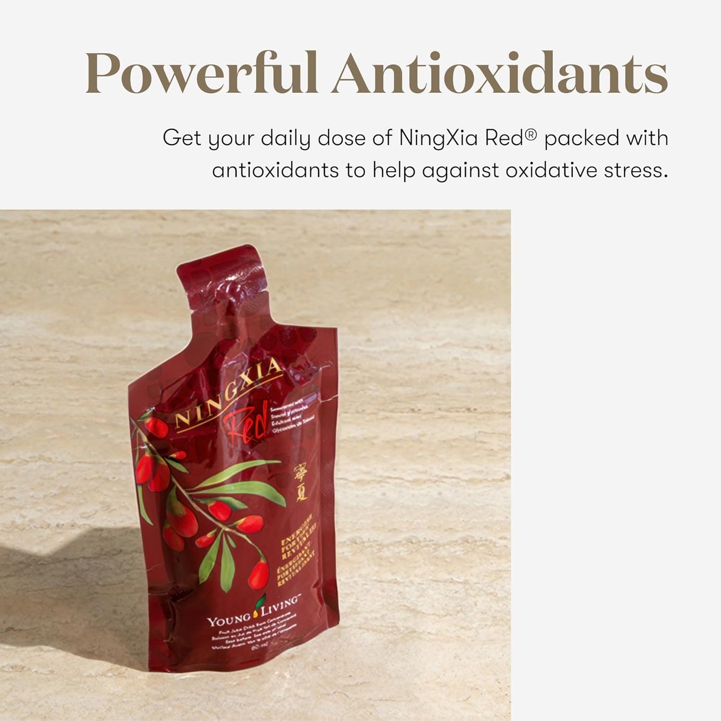 Young Living Ningxia Red Dietary Supplement - 30 Pack, 2 fl oz Each - Boost Energy, Strengthen Immunity, Rejuvenate Cells