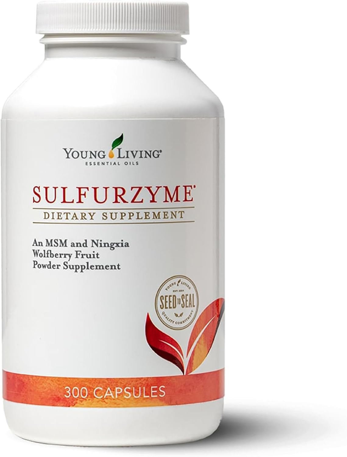 Young Living Sulfurzyme Capsules - Joint Health Support, Healthy Skin, Hair, Well-Being - MSM and Wolfberry Powder Blend