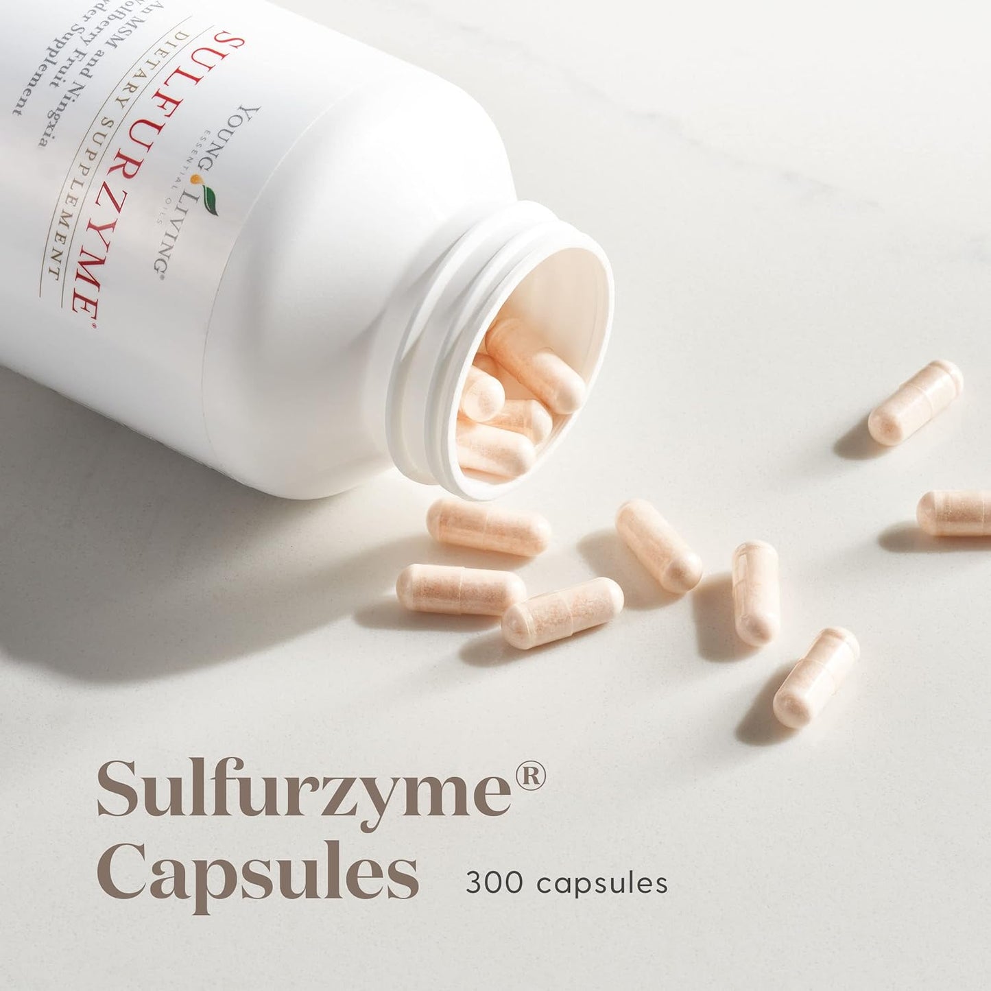 Young Living Sulfurzyme Capsules - Joint Health Support, Healthy Skin, Hair, Well-Being - MSM and Wolfberry Powder Blend