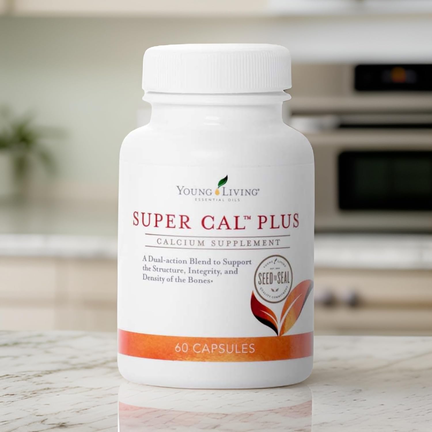 Young Living Super Cal Plus Capsules | Calcium Mineral Bone Health Supplement | Magnesium, Vitamin D & K Blend | Essential Nutrients for Strong Bones