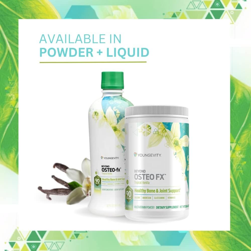 Youngevity Beyond Osteo FX Tropical Vanilla Powder - Bone & Joint Support - Multi-Vitamin - 30 Servings - BoostGo Australia