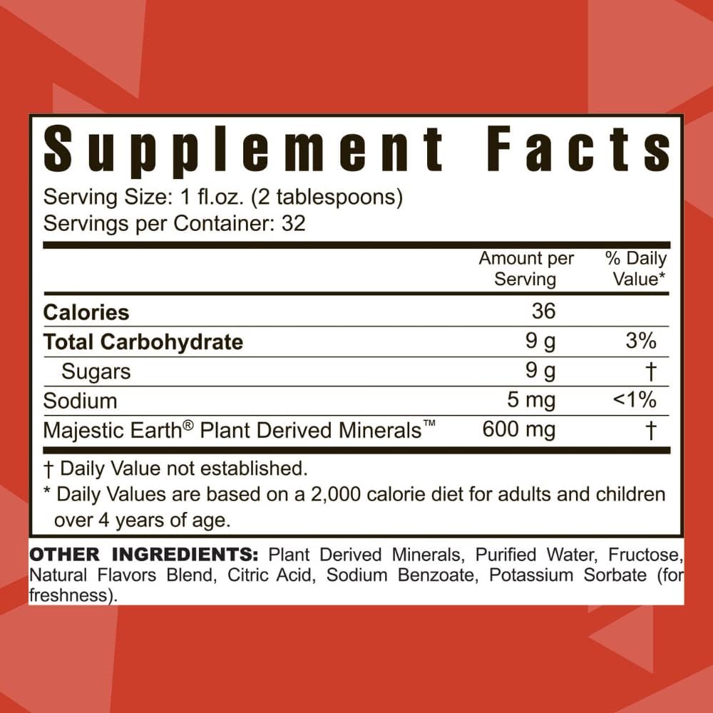 Youngevity Cheri-Mins Liquid Minerals with 77+ Trace Minerals - Plant Derived - Humic Shale Formula - 32 Fl Oz