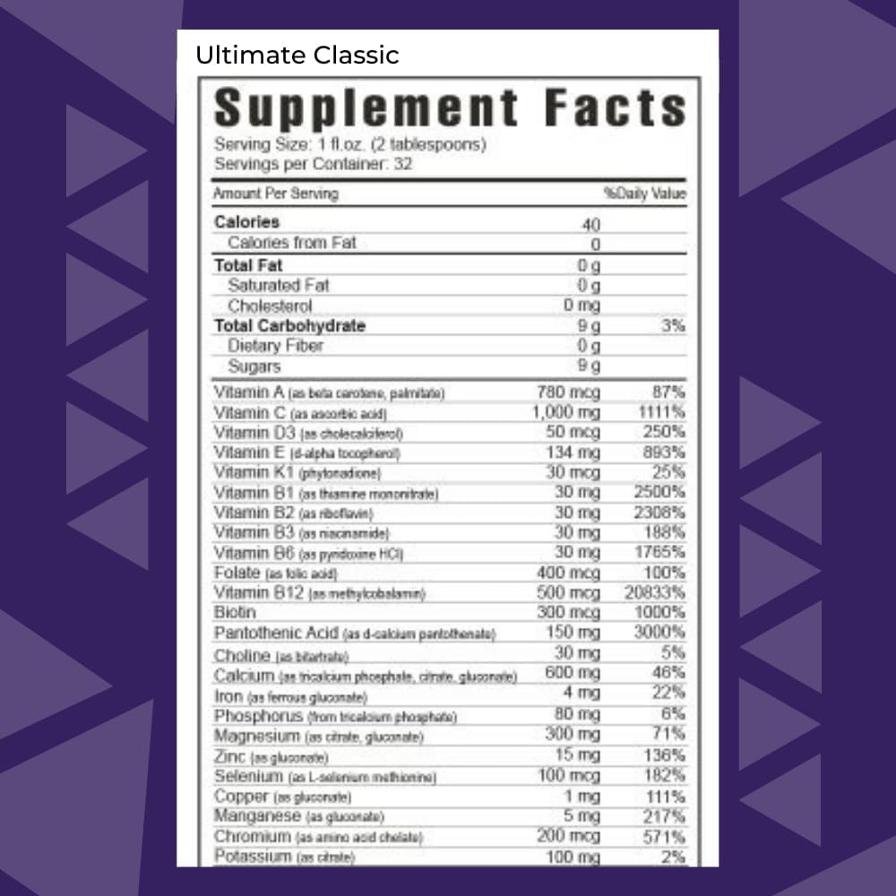 Youngevity Classic 90 Pak Advanced Multivitamin - Plant-Derived - Highly Absorbable - 30 Day Supply