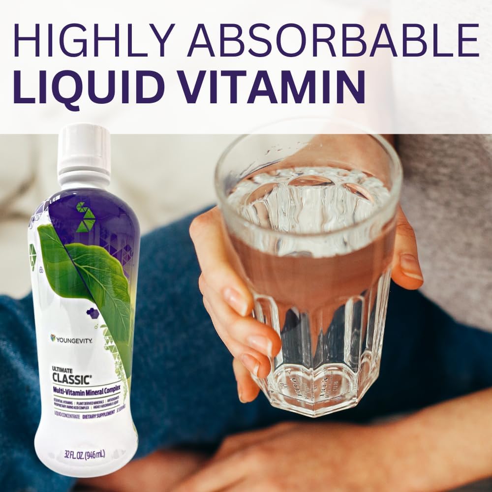 Youngevity Classic 90 Pak Advanced Multivitamin - Plant-Derived - Highly Absorbable - 30 Day Supply