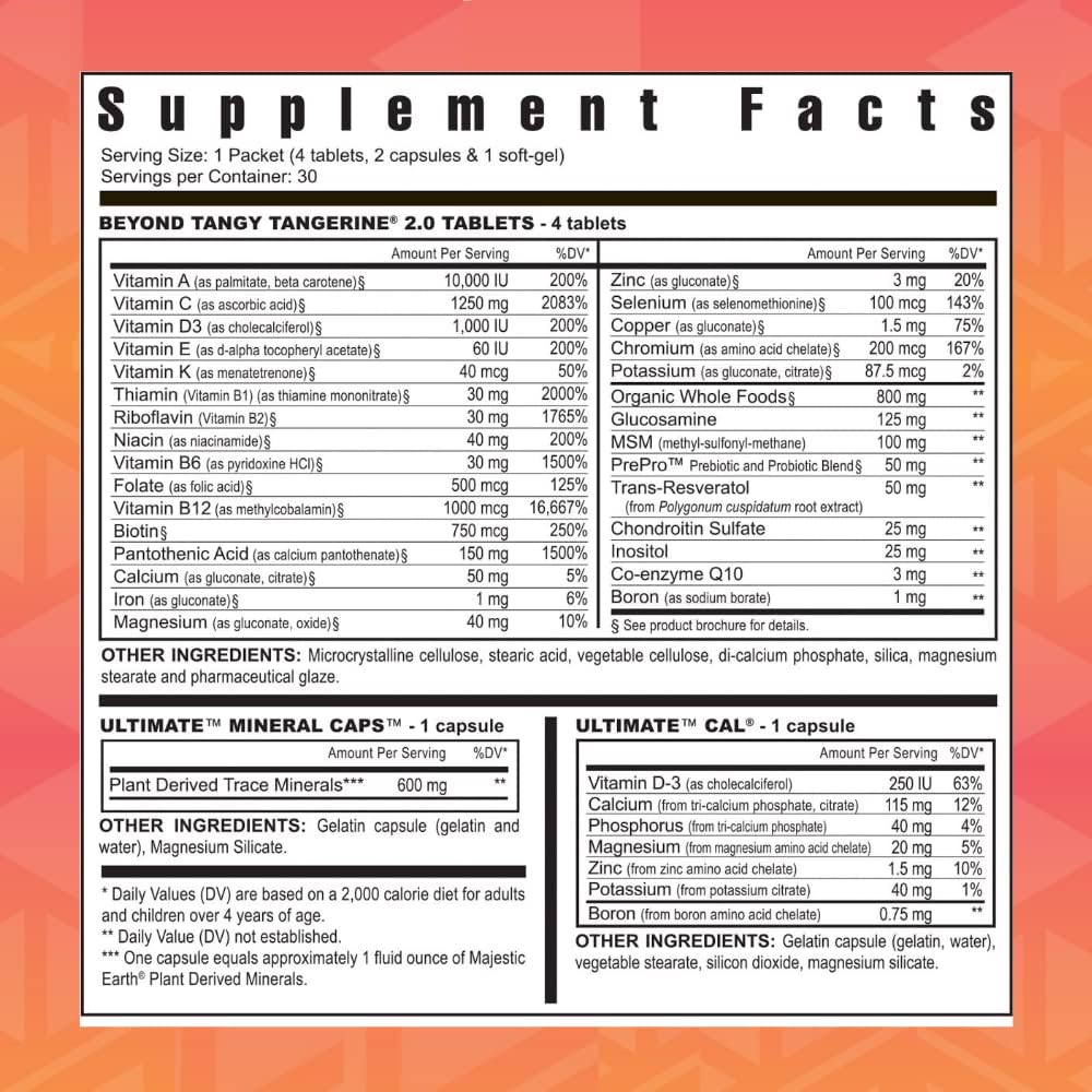 Youngevity Healthy Body Start Pak 2.0 - Multi-Vitamins, Minerals, EFAs, Amino Acids | 90 Nutrients | 60-Day Supply