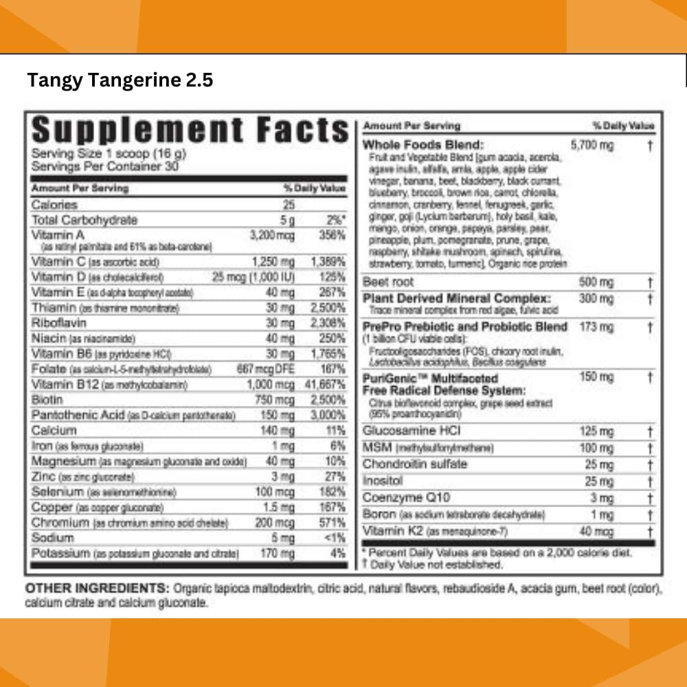 Youngevity Healthy Body Start Pak 2.5 | Organic Nutrition with 60+ Minerals, 16 Vitamins, 12 Amino Acids | Whole Foods, Pre/Probiotics + Joint Support | 30 Day Supply