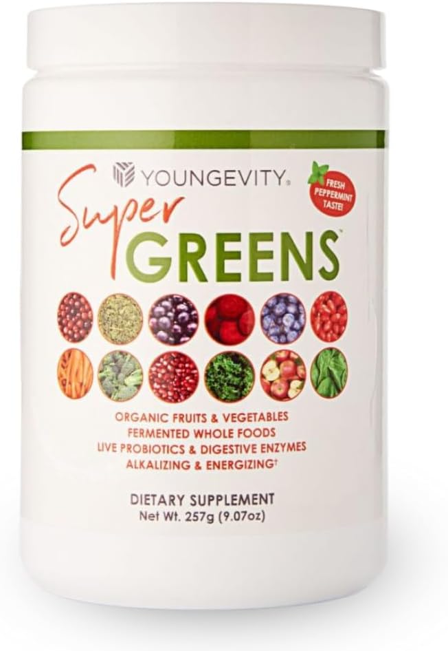 Youngevity Super Greens Powder - 255g Jar