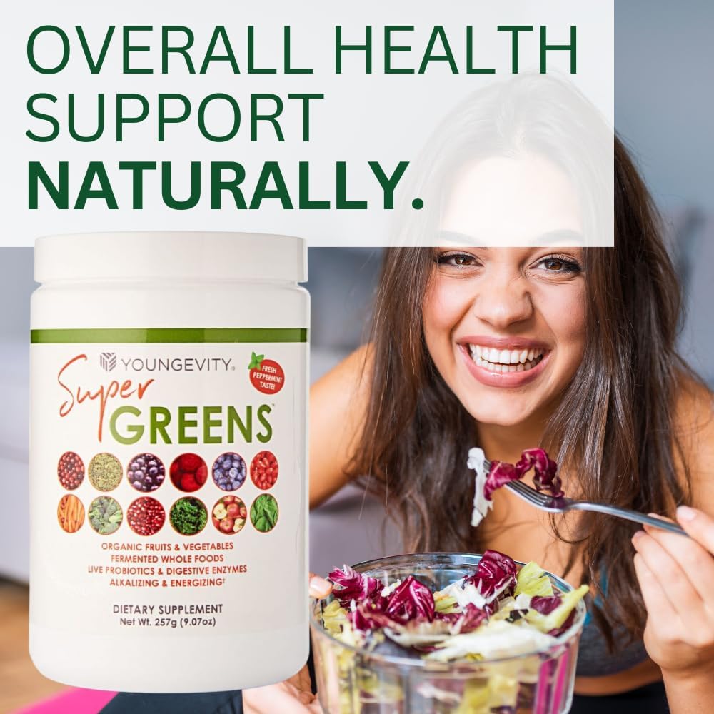 Youngevity Super Greens Powder - 255g Jar