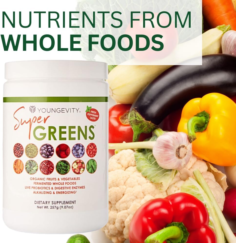 Youngevity Super Greens Powder - 255g Jar