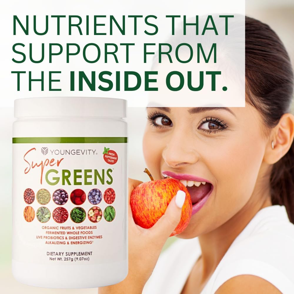 Youngevity Super Greens Powder - 255g Jar