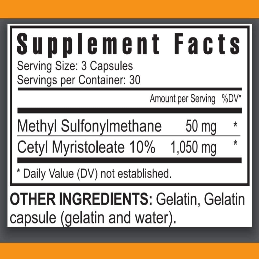 Youngevity Ultimate CM Plus: Patented MSM & Cetyl Myristoleate Joint & Muscle Health Supplement - CMComplex (90 Caps)