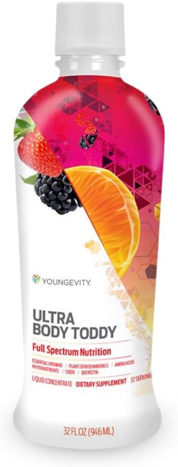 Youngevity Ultra Body Toddy - High-Potency Multi-Vitamin Mineral Supplement - Enhanced Absorption - Phytonutrients - Amino Acids - 32 Fl Oz