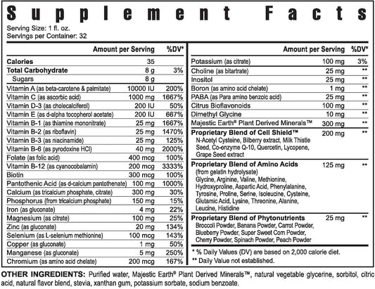 Youngevity Ultra Body Toddy™ - Mega Multi-vitamin Mineral Supplement for Men and Women - Enhanced Absorption - Phytonutrients - Amino Acids - 4 Bottles, 32 Oz Each