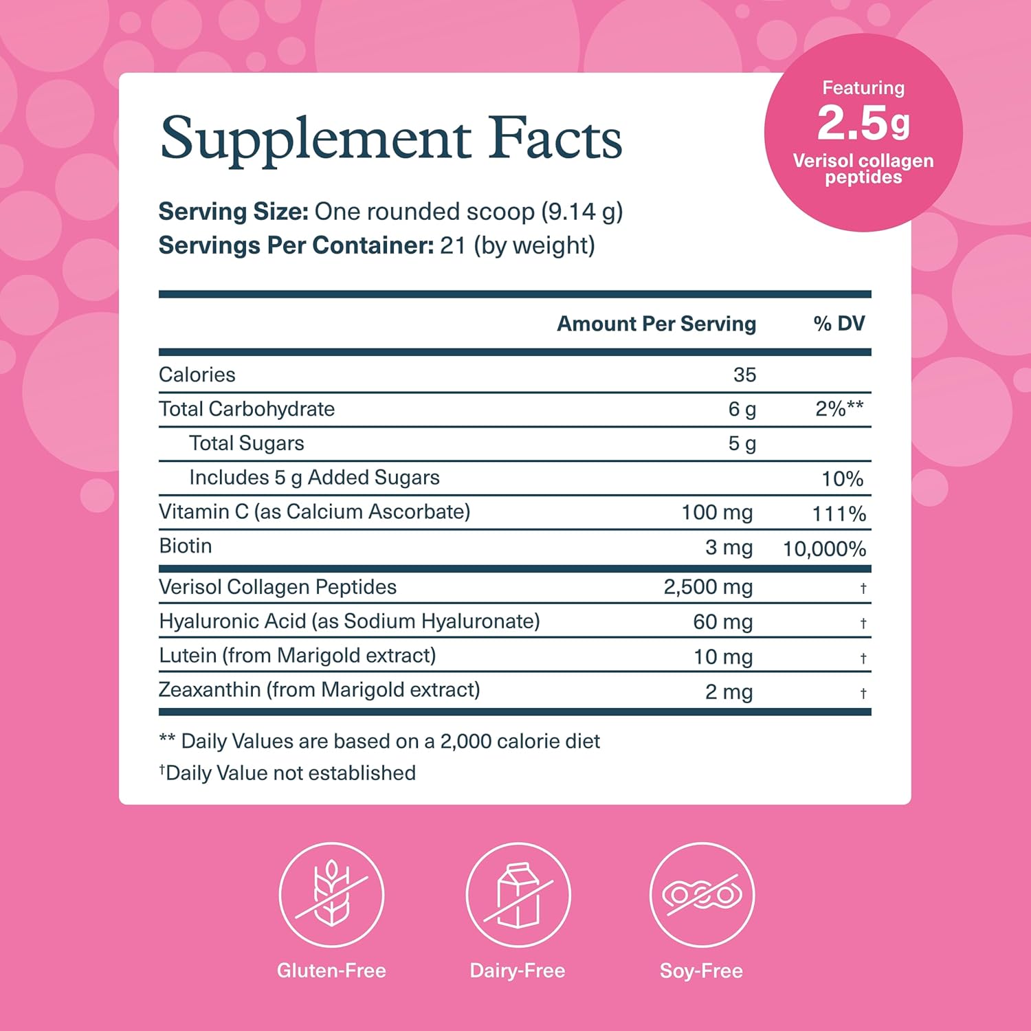 Youtheory Beauty Powder with Collagen Peptides & Hyaluronic Acid for Fine Lines - Watermelon Flavor, 6.7 oz