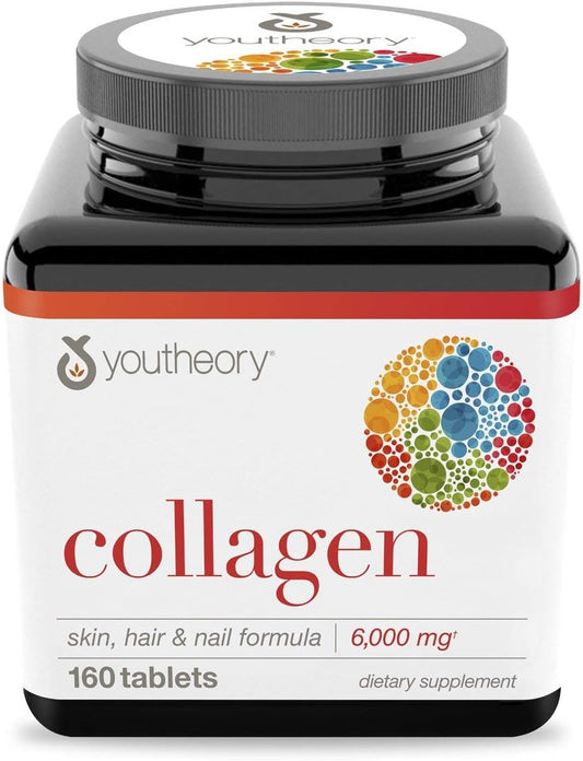 Youtheory Collagen Advanced Formula 1, 2 & 3, 320 tablets (2 Pack) by Nutrawise Corporation